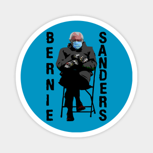 BERNIE SANDERS SITTING ALONE Magnet